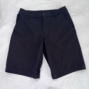 Lululemon Shorts Men 30 Commission Relaxed Black  Chino On The Move 11” b10